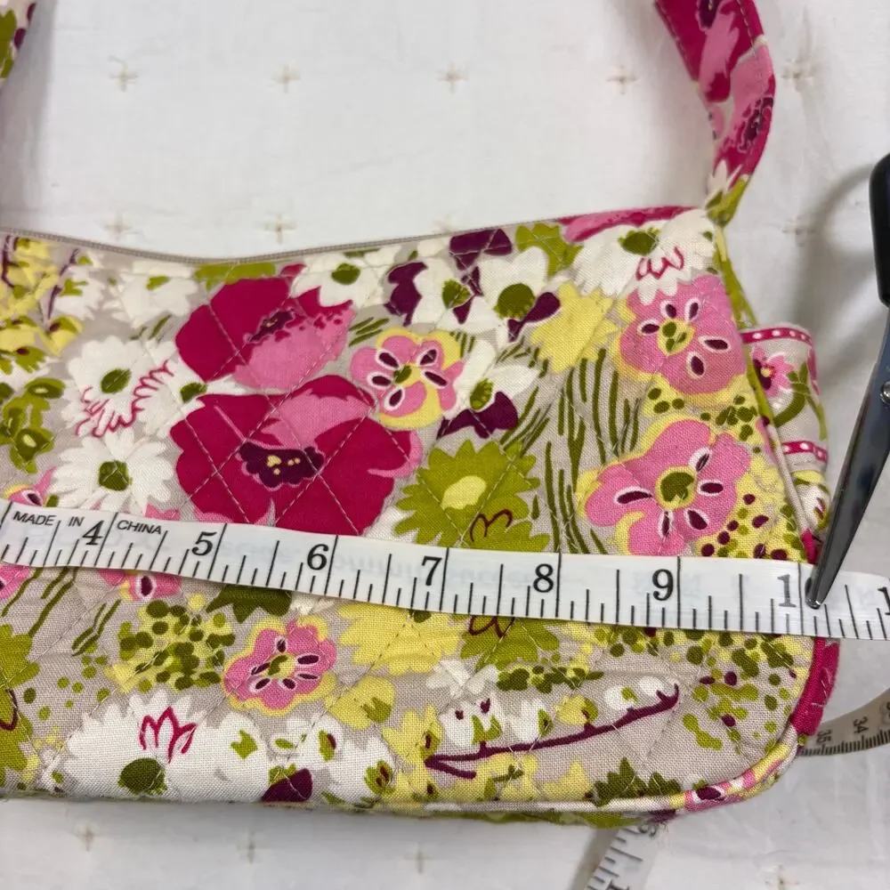 Vera Bradley Vintage Make Me Blush Quilted Shoulder Bag Y2K Cottagecore Retired - Picture 11 of 13
